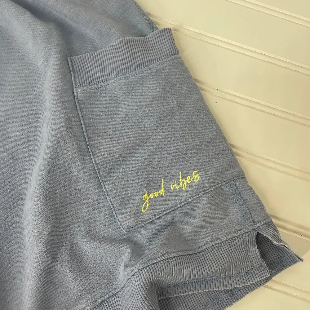 Free People Cozy Girl Distressed & The Way From Home Shorts Size XS